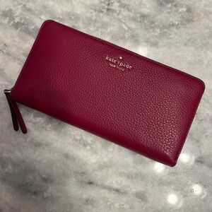 Kate Spade Wallet Burgundy/Wine